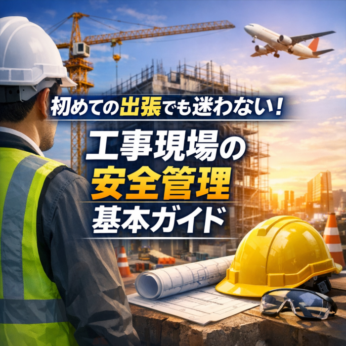 初めての出張でも迷わない！工事現場の安全管理基本ガイド