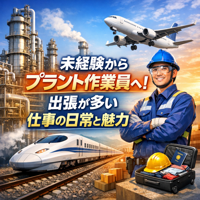 未経験からプラント作業員へ！出張が多い仕事の日常と魅力