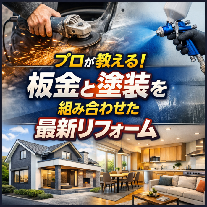 プロが教える！板金と塗装を組み合わせた最新リフォーム